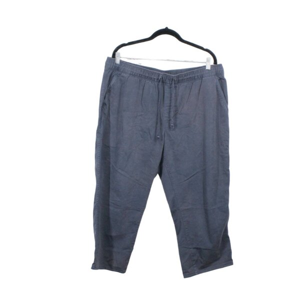 LL Bean Comfort Stretch Dock Pants Standard Fit Carbon Navy Size XL 28" - Picture 1 of 10